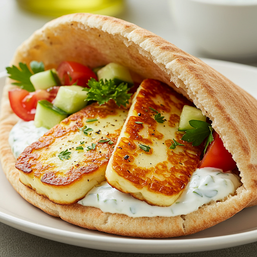 Pitta Halloumi